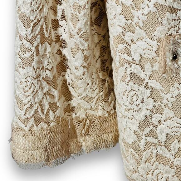 Alberto Makali Lace Jacket Medium Vintage Style - Picture 4 of 11